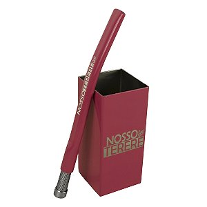 Kit Completo Copo em Inox com Bomba Nosso Tereré Rosa