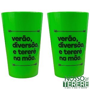Kit 2 Copos de Tereré Plástico 350ml