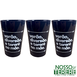 Kit 3 Copos de Tereré Plástico 350ml