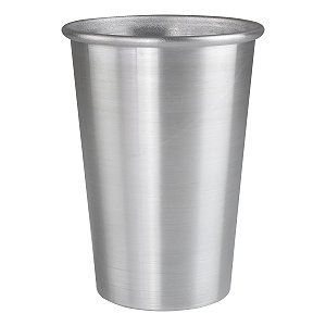 Copo de Tereré Alumínio Cromado Polido 350ml Nosso Tereré