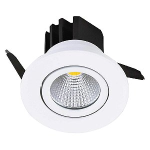 Foko Spot LED Mini De Embutir 3W 3000k Bivolt