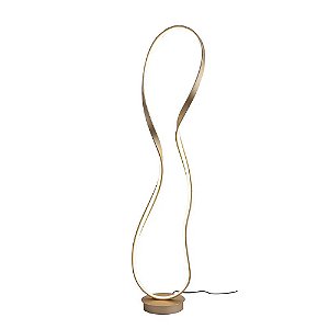 Coluna Flow Dourado (c)32cm (l)23cm (a)148cm 35w 3000k Bella