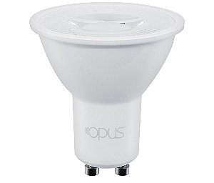 Lampada Dicróica Dimerizável GU10 7W 2700K 38º 127v - Opus