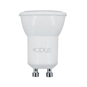 Lampada LED Mini Dicróica MR11 3,5W 6500K GU10 Bivolt Opus