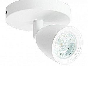 Spot Direct Circular LED 4W 3000K 300lm Branco Taschibra