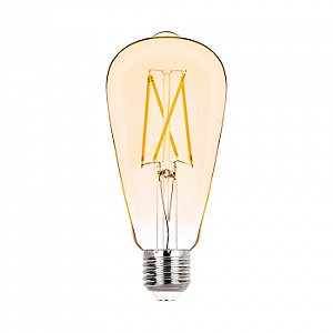 Lampada LED ST64 Dimerizável Filamento 4,5W 2200K 127v E27 STH8271/24