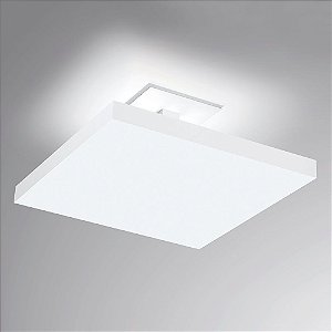 Plafon Tray – Branco - LED 3000K 50 x 50 cm Bivolt - New Line