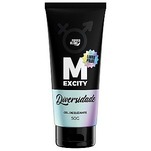 M Excity Diversidade 50g Gel de Massagem e Lubrificante Íntimo Pepper Blend  (VAL. 05/26)