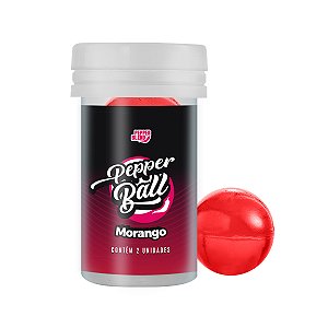 Pepper Ball Beijável Morango 2un Bolinha Explosiva Comestível Pepper Blend