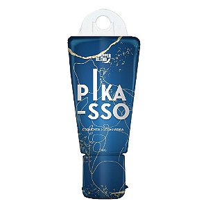 Pikasso 18g Gel Excitante Comestível Esquenta, Gela e Vibra Masculino Pepper Blend