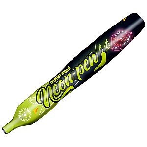 Neon Pen Maçã Verde 30g Caneta Gel Comestível Brilha na Luz Negra Pepper Blend