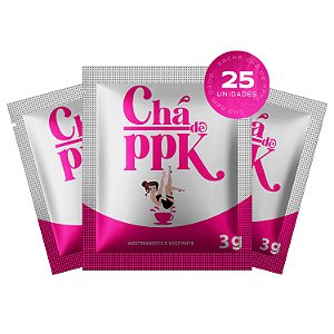 Kit 25 Sachê Chá de PPK Gel Super Adstringente Excitante e Comestível 3g Pepper Blend