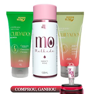 Trio Cuidados - Sabonete Feminino, Esfoliante, Hidratante - Pepper Blend