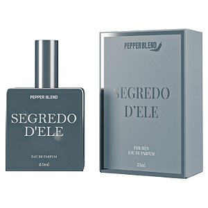 Perfume Masculino Segredo D'ele Eau de Parfum Amadeirado 25ml - Pepper Blend