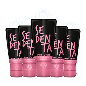 Kit Sedenta Por Oral Lollipop 18g Gel Vibrante Comestível com Glitter Pepper Blend