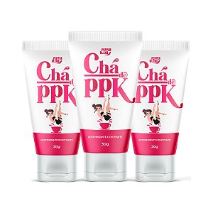 Kit Chá de PPK Gel Super Adstringente Excitante e Comestível 30g Pepper Blend