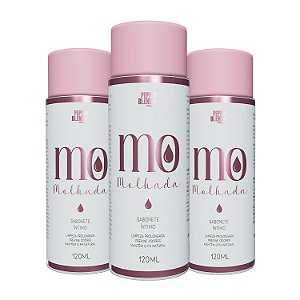 Kit Sabonete Feminino Íntimo Copaíba e Barbatimão Molhada 120ml Pepper Blend