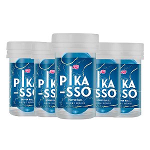 Kit Pepper Ball Pikasso Bolinha Explosiva Gela e Retarda Pepper Blend