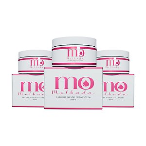 Kit Mousse Hidratante Íntimo e Corporal Mo Molhada 200ml Pepper Blend