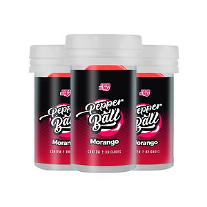 Kit Pepper Ball Beijável Sensação 2un Bolinha Explosiva Comestível Pepper Blend