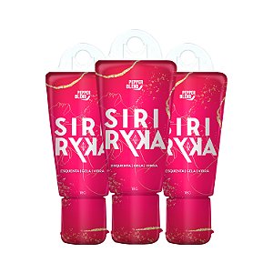 Kit Siriryca 18g Gel Excitante Comestível Esquenta, Gela e Vibra Feminino Pepper Blend
