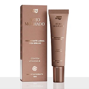 Beijo Molhado Hidratante Labial com Brilho Sabor Tutti Frutti 15ml Pepper Blend