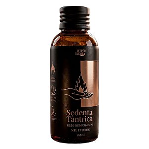 Sedenta Tântrica Óleo de Massagem Mel e Flores 120ml Pepper Blend