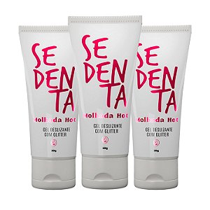 Kit Sedenta Molhada Hot 50g Gel Lubrificante Frutas Vermlhas Pepper Blend
