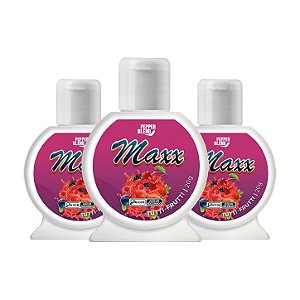 Kit Maxx Tutti-Frutti 20g Gel Comestível para Oral Pepper Blend