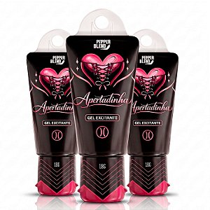 Kit Gel Apertadinha 18g Adstringente Excitante Pepper Blend