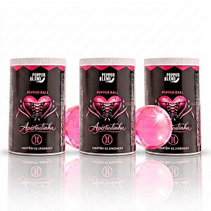 Kit Pepper Ball Adstringente Apertadinha Bolinha Explosiva Pepper Blend
