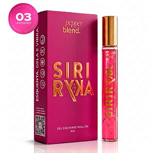Kit Gel Roll-on Siriryka Excitante Esquenta Gela Vibra 10g Pepper Blend