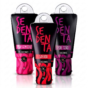 Kit 3 Gel Beijável Excitante Sedenta por Gemido Safada Tzao Pimenta Leve Media Extra Forte - Pepper Blend