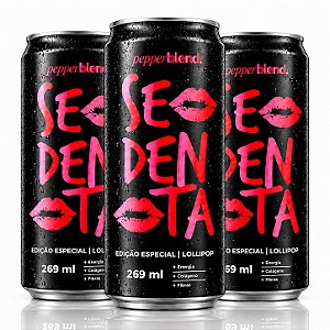 Kit Energético Sedenta Lollipop Edição Especial Lata 269ml - Pepper Blend