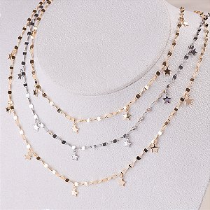 COLAR  GIPSY ESTRELAS 45CM