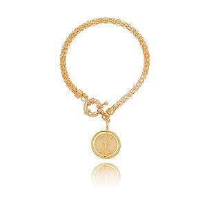PULSEIRA ESCAMA COM PINGENTE ORAI E VIGIAI