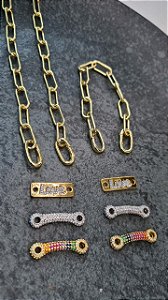 PULSEIRA ELOS COM 3 PINGENTES
