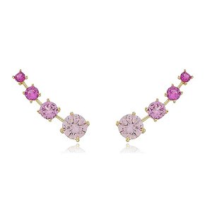 EAR CUFF PINK DIAMOND SJ