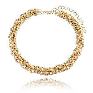 COLAR CHAIN POWER OURO SM