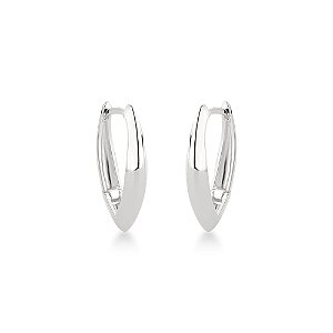 BRINCO ARGOLA MODERN FINE M RODIO BRANCO SM