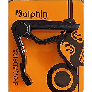 Capotraste Para Violão e Guitarra de Aluminio Delrin Dolphin