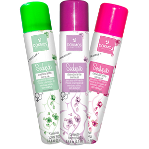 Desodorante Íntimo Sedução Dokmos – Kit 3und 110ml