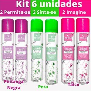 Desodorante Intimo Sedução  Kit 6 unidade  - Sinta-Se, Permita-se, Imagine-se -