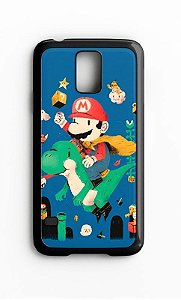 Capa para Celular Super Mario Word Galaxy S4/S5 Iphone S4 - Nerd e Geek - Presentes Criativos