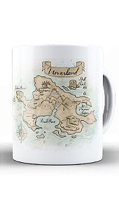 Caneca  Peter Pan - Neverland Mapa