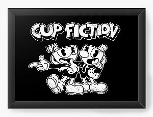 Quadro Decorativo A3 (45x33) CUPHEAD E MUMGMAN