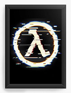 Quadro Decorativo A3 (45x33) Glitch half life