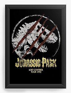 Quadro Decorativo A3 (45x33) Jurassic Park