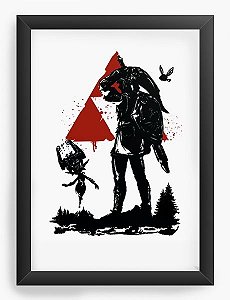 Quadro Decorativo A3 (45x33) Legend of Zelda