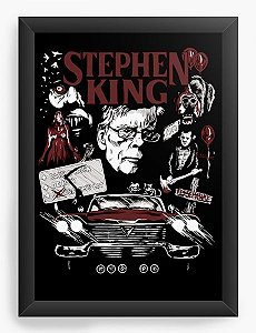 Quadro Decorativo A3 (45x33) Stephen King